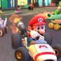 An image from the Mario Kart Tour mobile video game