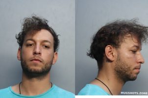 Edmanuel Victoria's mugshot photos from an arrest for marijuana possession in Florida