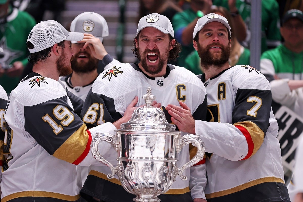 Vegas Golden Knights hold off Florida Panthers 3-2, move win from Stanley  Cup title