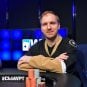 Mike Watson at a poker table during a tournament