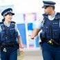 New Zealand police officers on patrol