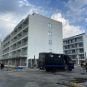 Police conduct investigations at the Clark Sun Valley Hub in Pampanga, Philippines