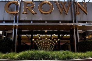 The front of a Crown Resorts casino in Australia