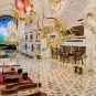 The interior of what would have been the Imperial Palace casino in Saipan