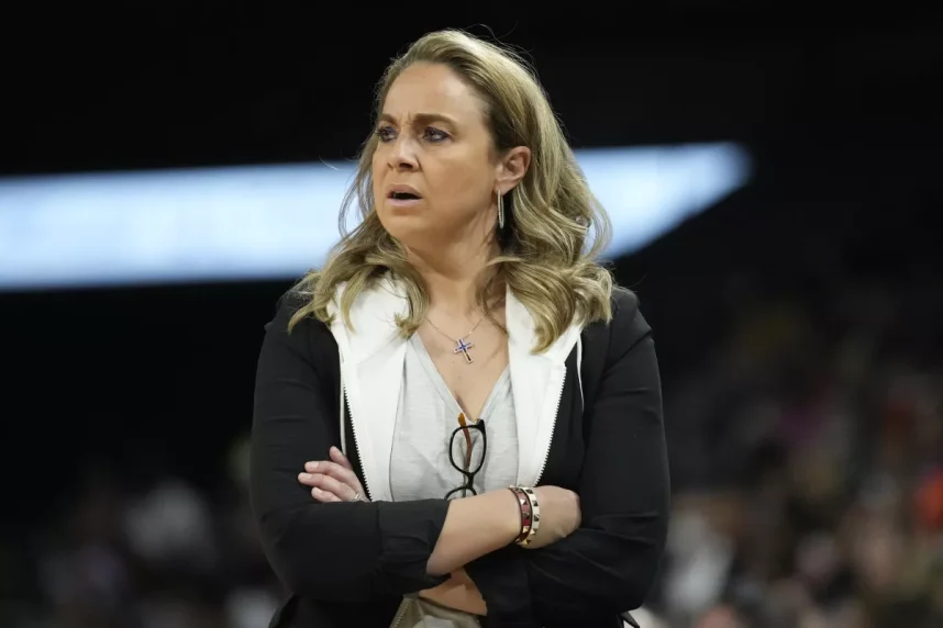 Las Vegas Aces head coach Becky Hammon