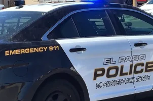 An El Paso police car on duty