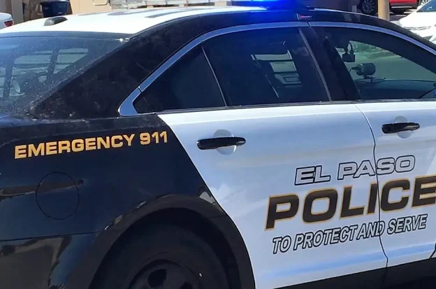 An El Paso police car on duty
