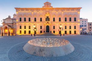 The Auberge de Castille in Malta