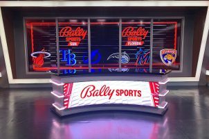 The Bally Sports studio in Florida