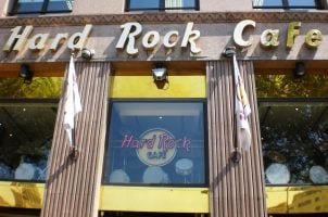 The Hard Rock Cafe in Barcelona, Spain