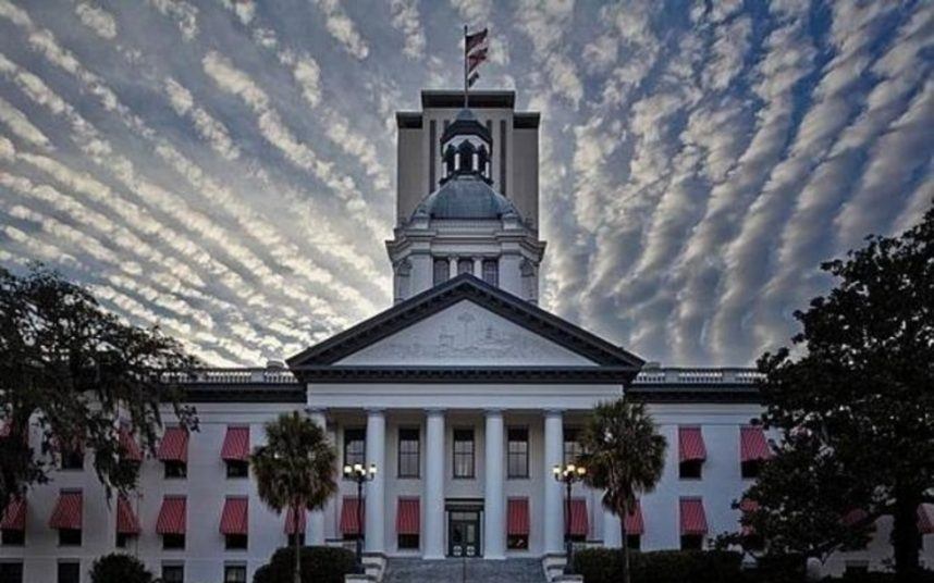 The Florida state capitol building in Tallahassee