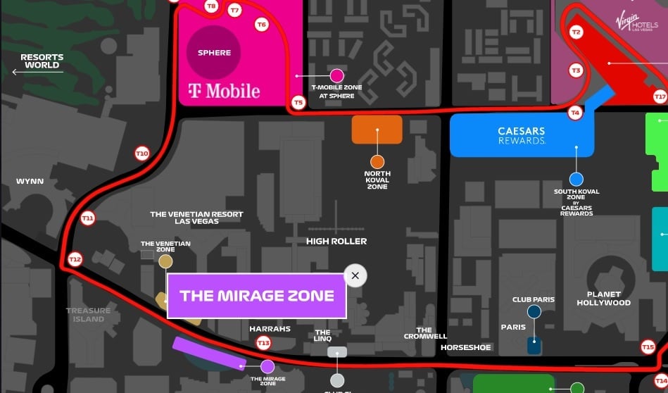 Mirage Zone Tickets Now On Sale for F1 Las Vegas Grand Prix