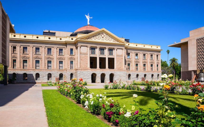 Arizona state capitol in Phoenix