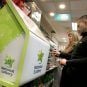 A lottery player browses options with the Irish Lottery