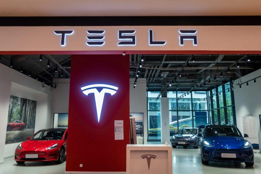 Tesla showroom tribal casino sovereign land 