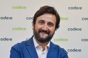 Gonzaga Higuero in a PR photo by Codere upon his appointment as CEO