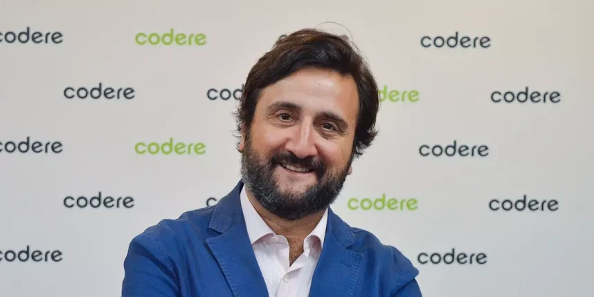 Gonzaga Higuero in a PR photo by Codere upon his appointment as CEO