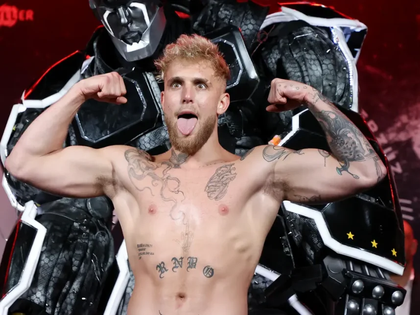 Internet celeb and boxer Jake Paul before a boxing match