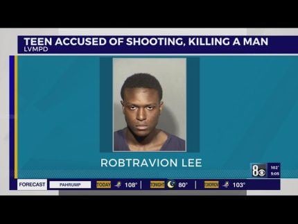 Robtravion Lee in a mug shot