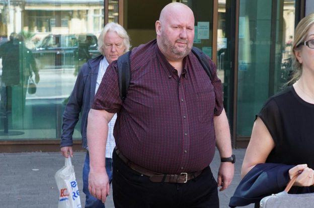 Martin Sargeant leaving a courtroom following an appearance on fraud charges last year.