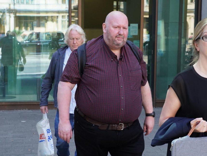 Martin Sargeant leaving a courtroom following an appearance on fraud charges last year.