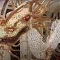 One of the crystal dragons adorning the lobby of the Imperial Palace casino resort in Saipan