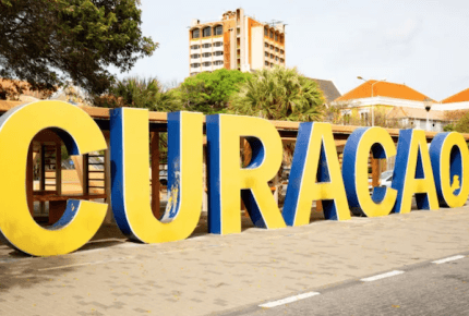 Curacao sign.