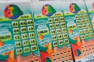 TeleKino lottery tickets wait for players to purchase them in a store in Argentina