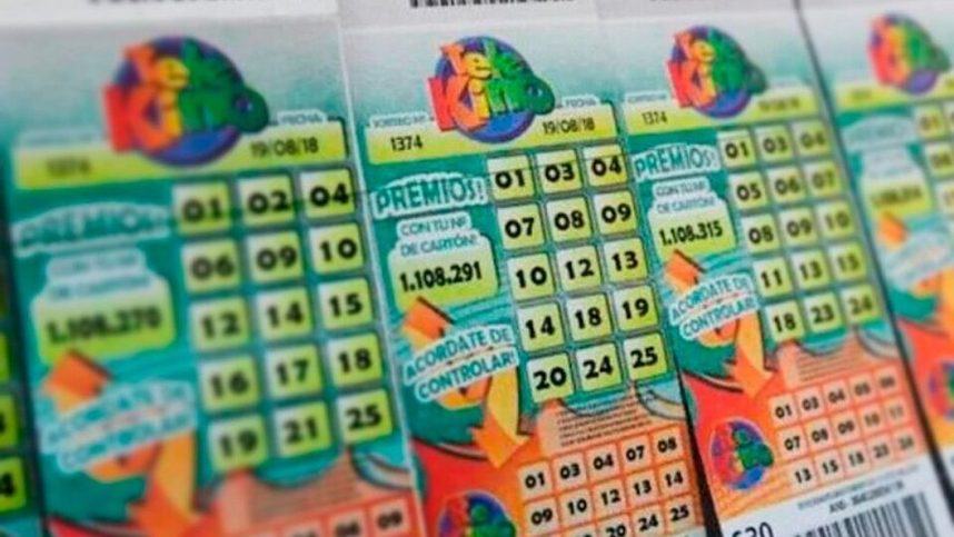 TeleKino lottery tickets wait for players to purchase them in a store in Argentina