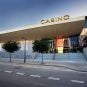 The Cirsa Casino in Valencia, Spain, at dusk