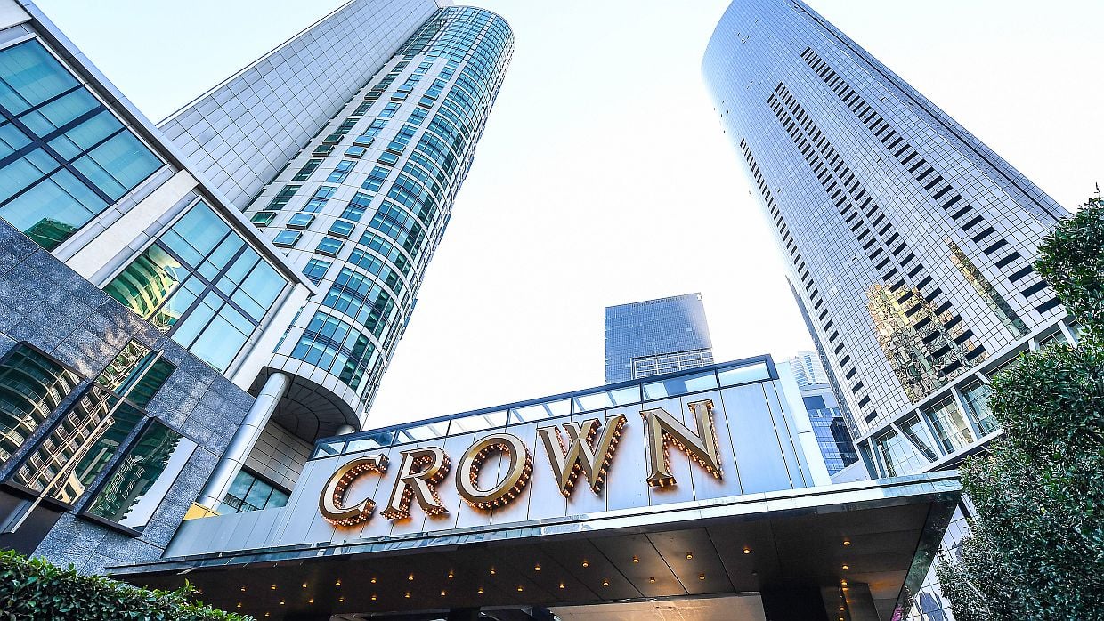 The Crown Melbourne casino in Melbourne, Australia