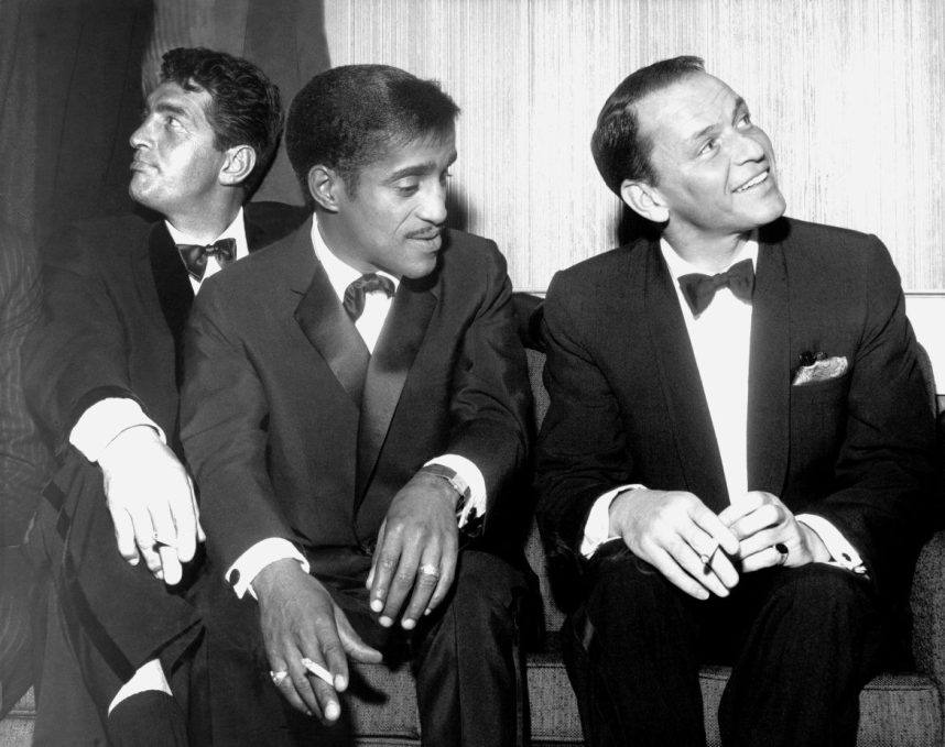 Dean Martin, Sammy Davis Jr., and Frank Sinatra 