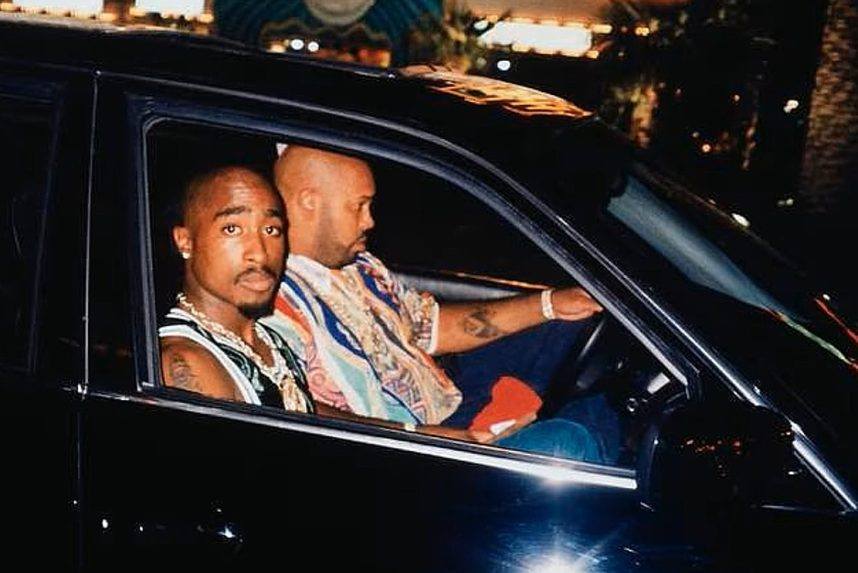 Tupac Shakur (being driven by Suge Knight) 