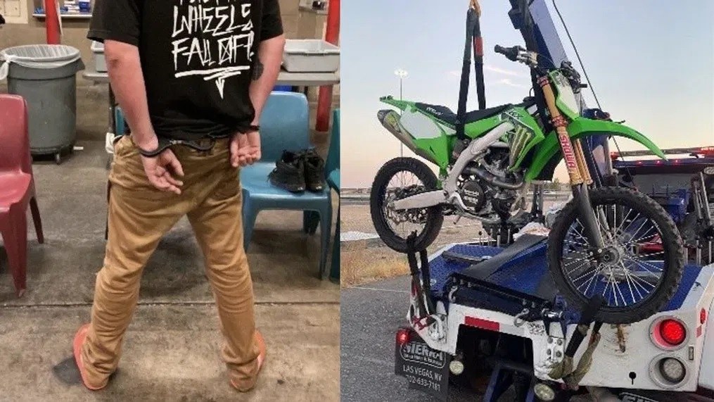 Dirt bike, reckless rider, Las Vegas, RAID