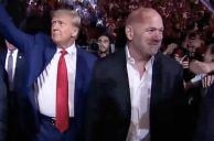 Donald Trump Seen with UFC Boss White at Red Rock Casino