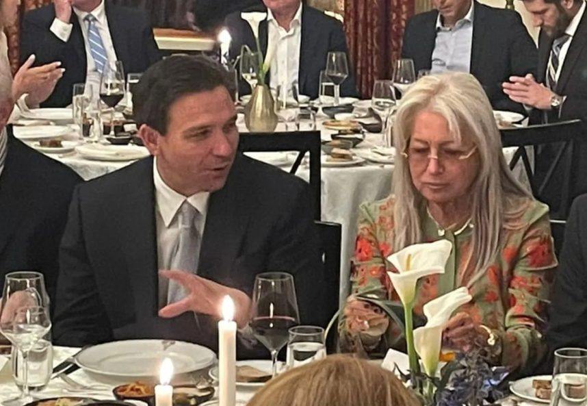 Donald Trump Ron DeSantis Dr. Miriam Adelson Sheldon