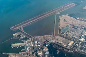 Macau International Airport land reclamation