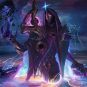 A characterization of Dark Cosmic Erasure Jhin from the video game League of Legends