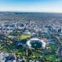 A view of Adelaide, South Australia, from the air