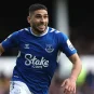 Everton soccer player Neal Maupay on the field