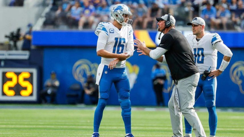 Detroit Lions head coach Dan Campbell