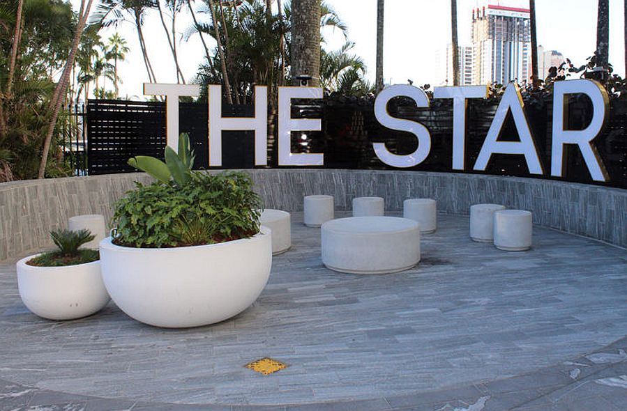 The Star Casino Gold Coast sign outside the casino