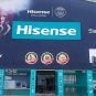 The entrance to a Hisense appliance store