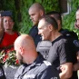 Vassil 'The Skull' Bozhkov is escorted by police after arriving in Bulgaria