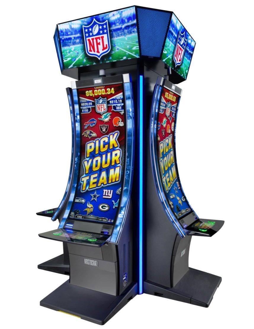 First NFL slot machine
