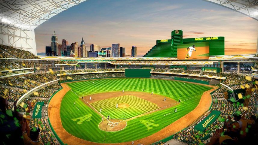 Oakland A's proposed Las Vegas Stadium