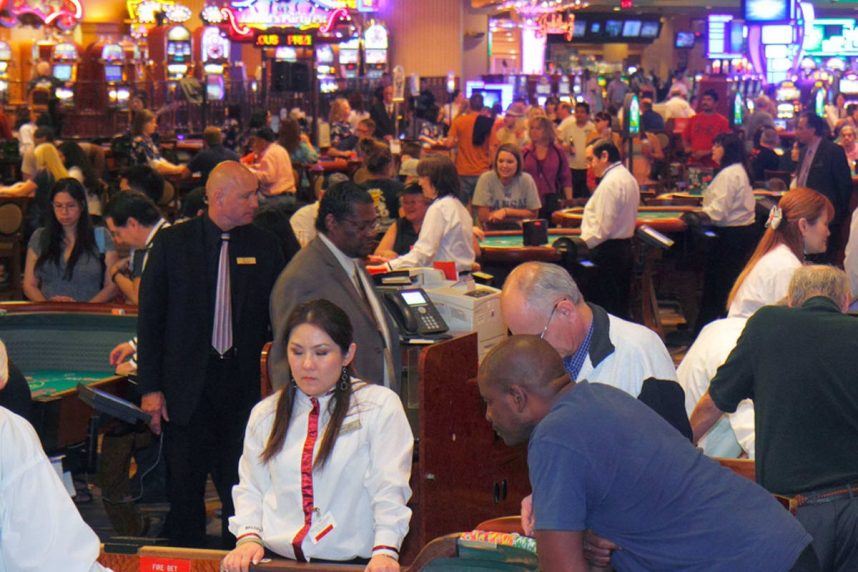 commercial casino gross gaming revenue GGR