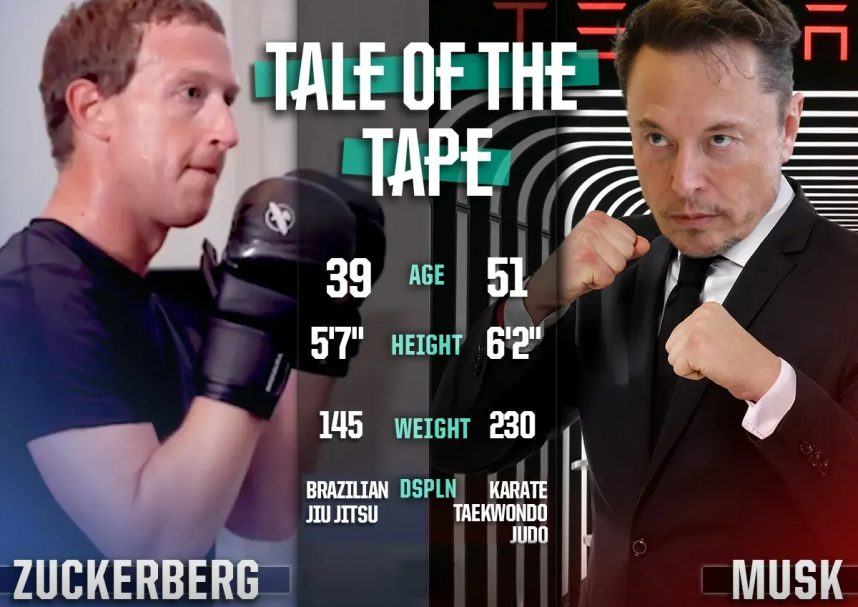 Elon Musk Mark Zuckerberg odds fight