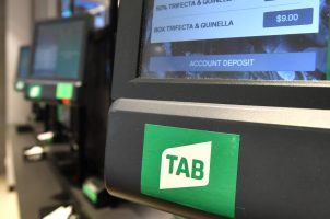 A Tab betting kiosk in Australia