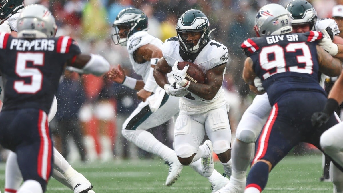 Eagles RB Kenneth Gainwell (Ribs Injury) Out TNF vs Vikings - Casino.org